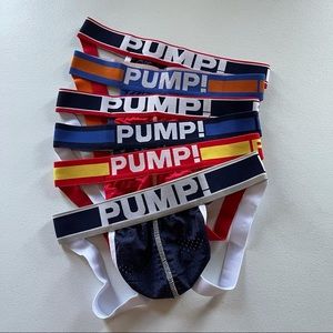 6-PACK PUMP! JOCKSTRAPS (32-34)